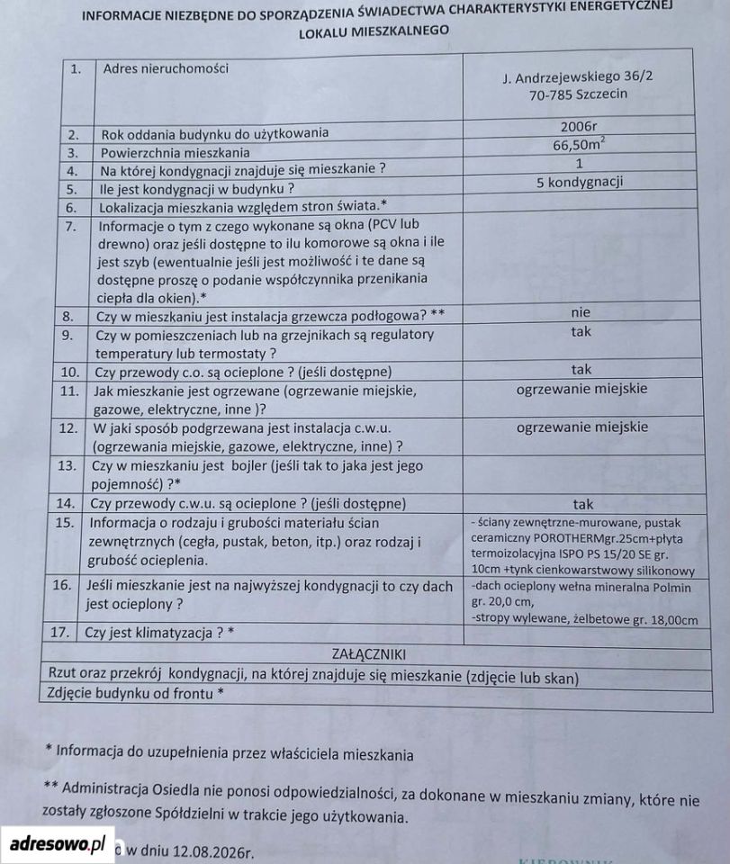 Mieszkanie 3-pokojowe Szczecin Prawobrzeże, ul. Jerzego Andrzejewskiego. Zdjęcie 22