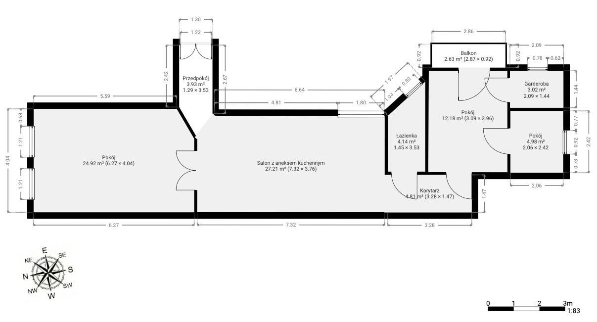 Mieszkanie 4-pokojowe Wejherowo Centrum, ul. Jana III Sobieskiego. Zdjęcie 25