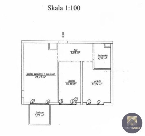 Mieszkanie 3-pokojowe Warszawa Ursynów, ul. Kłobucka. Zdjęcie 12