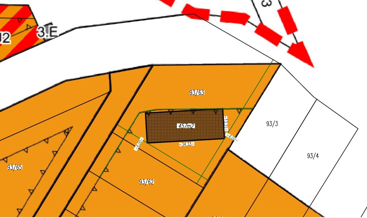 Działka budowlana Skrzynki, ul. Dworcowa. Zdjęcie 3