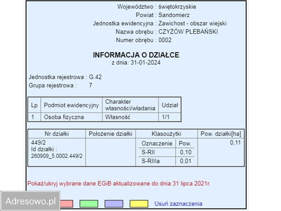 Działka rolna Czyżów Plebański. Zdjęcie 5