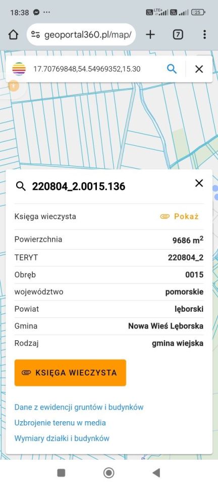 Działka rolna Nowa Wieś Lęborska. Zdjęcie 5