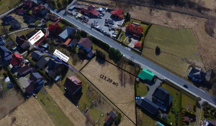 Działka inwestycyjna Juszczyn