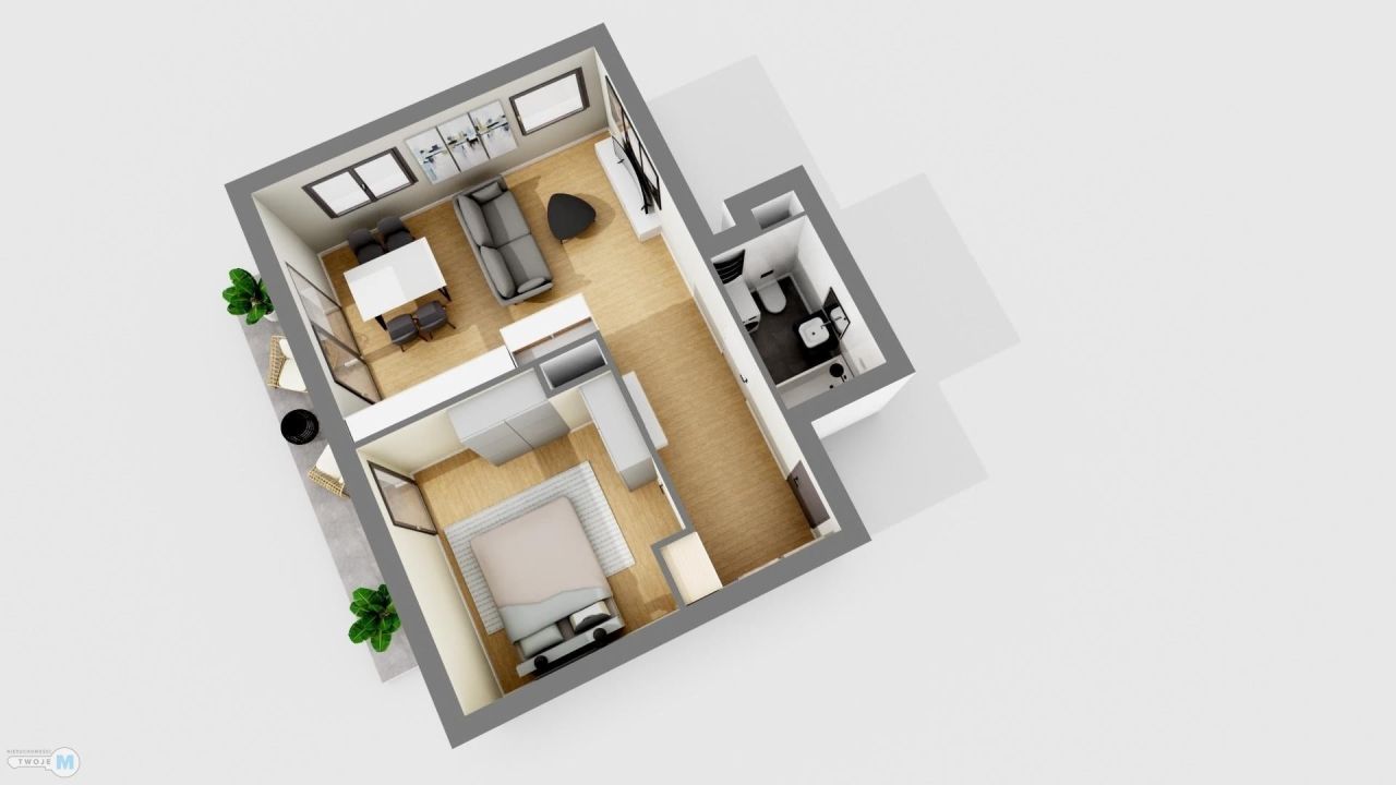 Mieszkanie 2-pokojowe Kielce Centrum. Zdjęcie 7