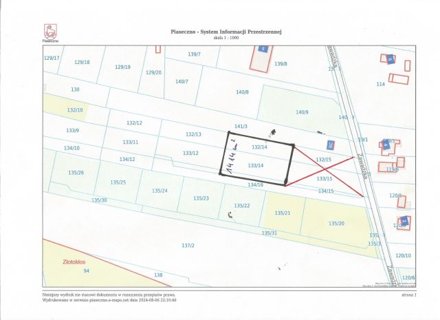Działka budowlana Wólka Pracka Zawady, ul. Zawadzka. Zdjęcie 1