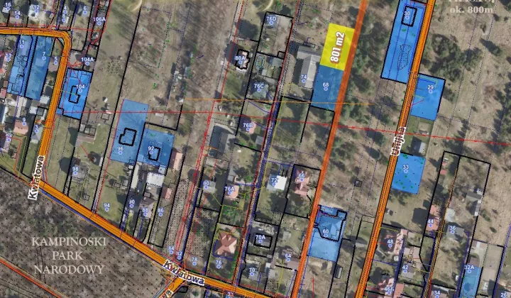 Działka budowlana Izabelin-Dziekanówek, ul. Kwiatowa