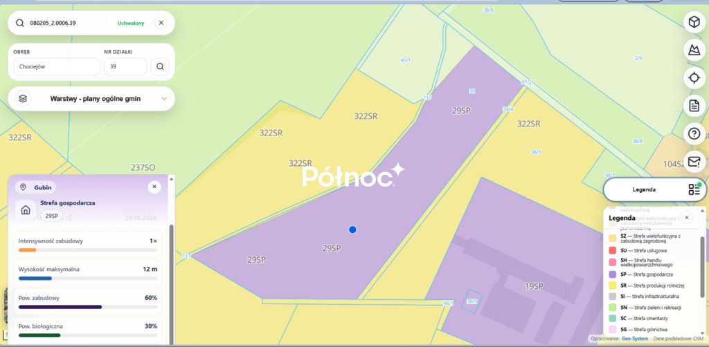 Działka inwestycyjna Chociejów. Zdjęcie 2