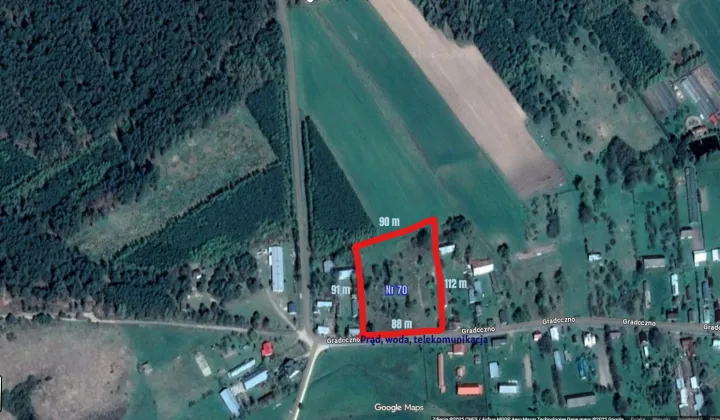 Działka budowlana Gradoczno