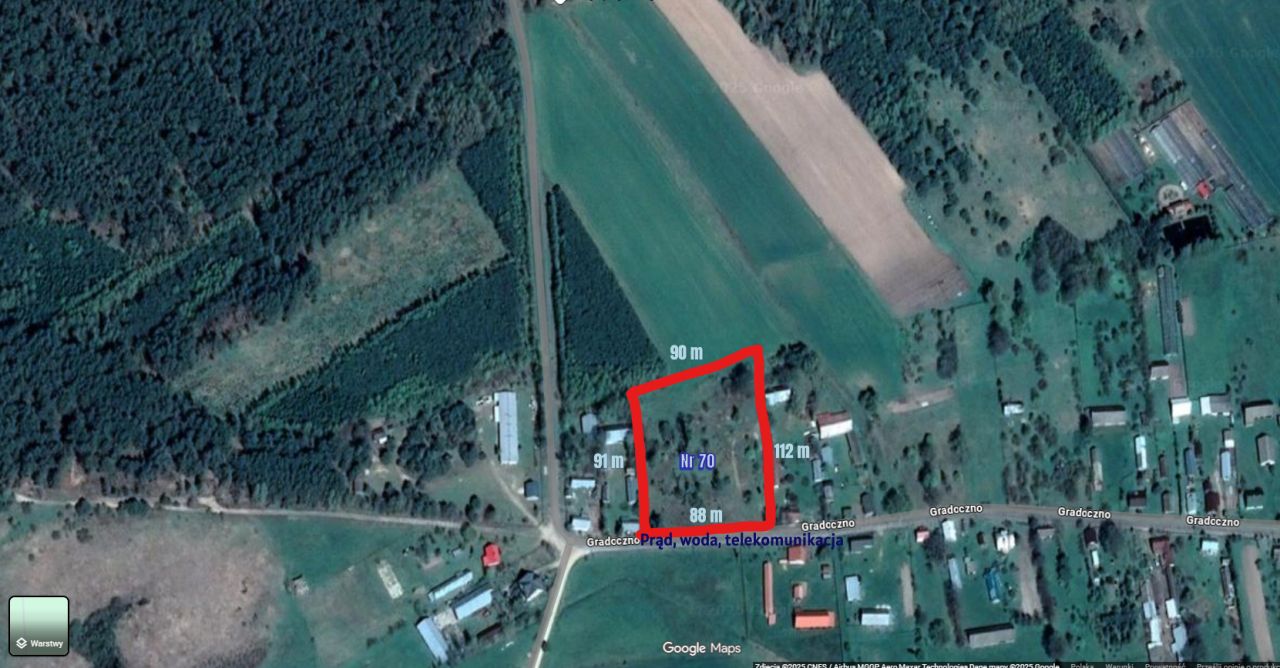 Działka budowlana Gradoczno