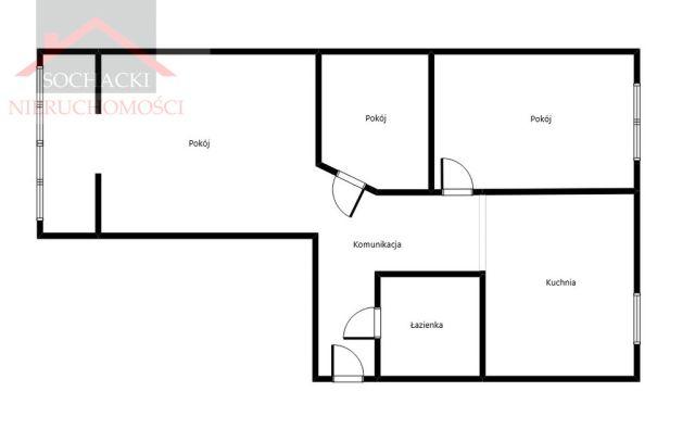 Mieszkanie 3-pokojowe Lubań, ul. Kazimierza Wielkiego. Zdjęcie 9