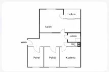 Mieszkanie 3-pokojowe Suwałki Centrum, os. Osiedle II. Zdjęcie 4