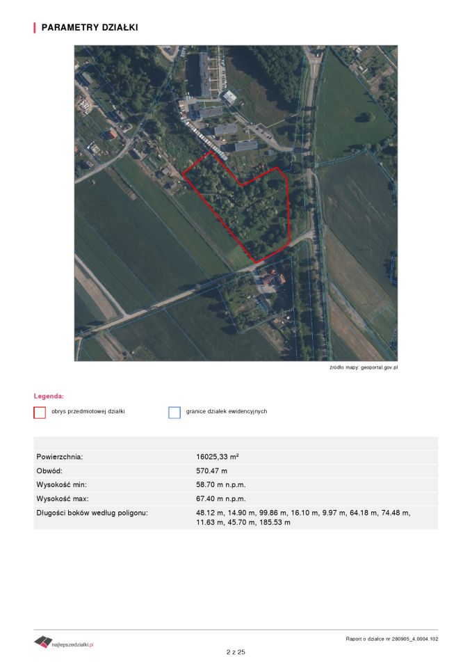 Działka rolno-budowlana Orneta, ul. Morąska. Zdjęcie 11