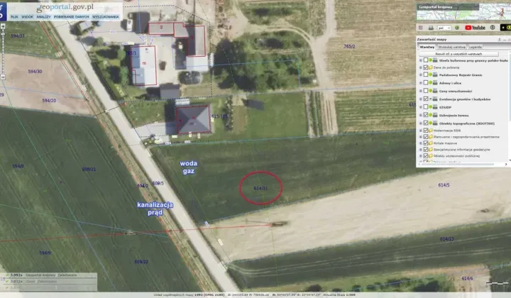 Działka rolno-budowlana Cieszacin Mały