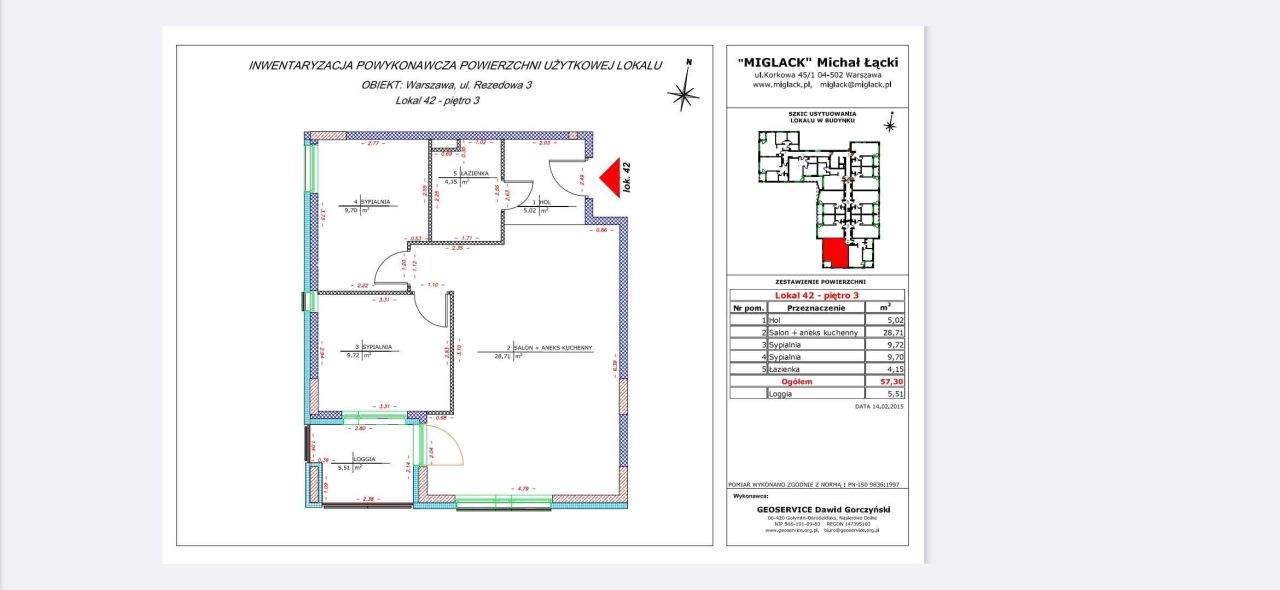 Mieszkanie 3-pokojowe Warszawa Wawer, ul. Rezedowa. Zdjęcie 2