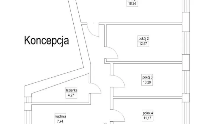 Mieszkanie 4-pokojowe Bydgoszcz, ul. Seminaryjna