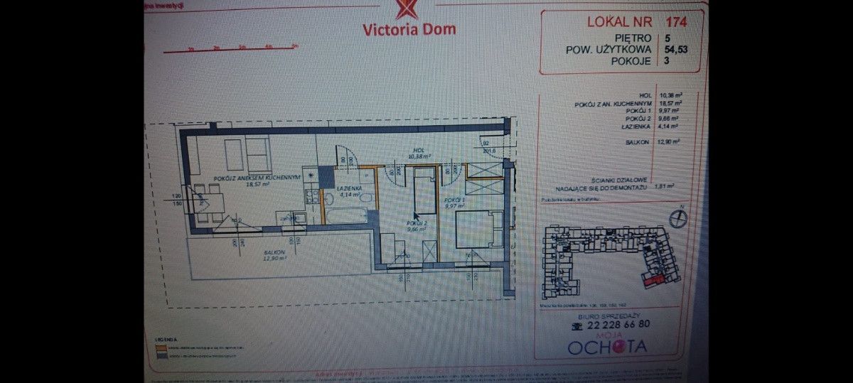 Mieszkanie 3-pokojowe Warszawa Włochy, ul. Równoległa. Zdjęcie 7