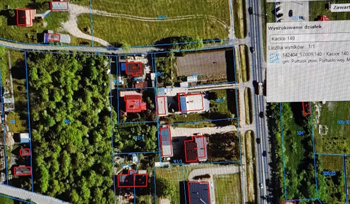 Działka rolno-budowlana Kacice