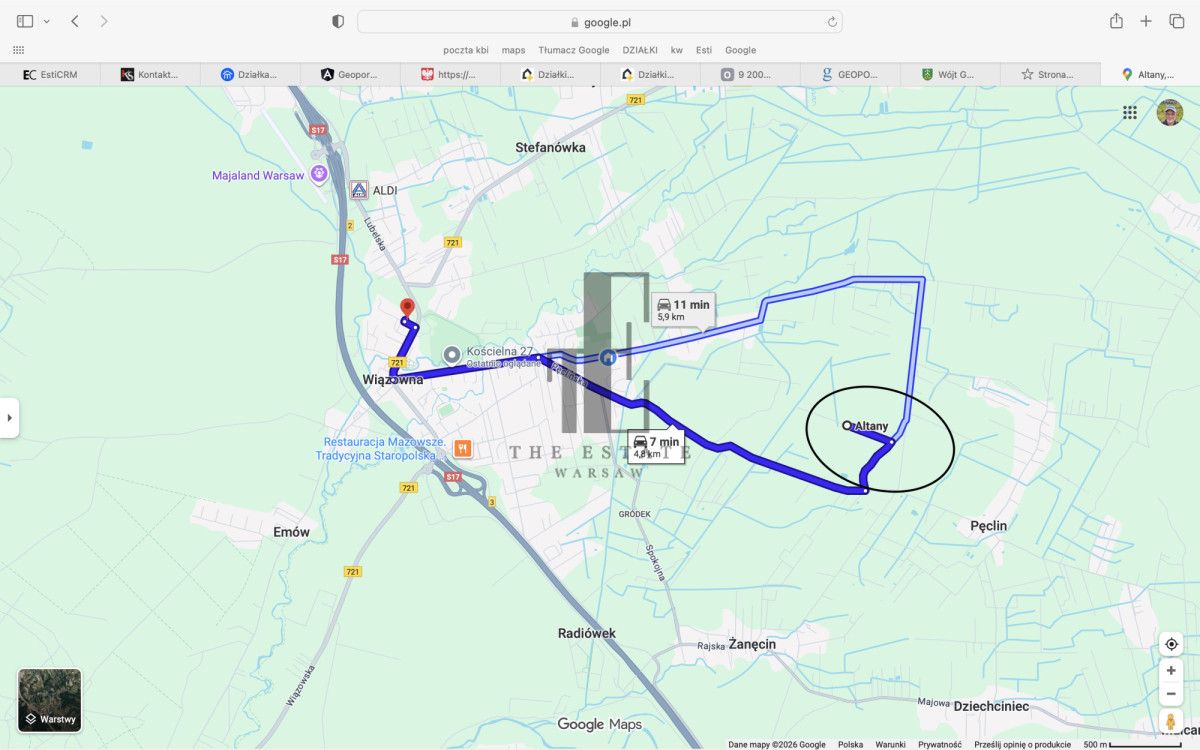 Działka budowlana Wiązowna