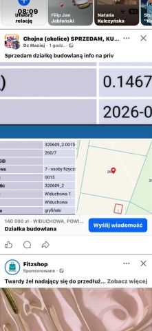 Działka budowlana Widuchowa. Zdjęcie 1