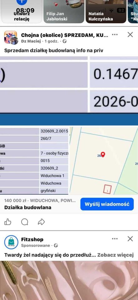 Działka budowlana Widuchowa. Zdjęcie 1