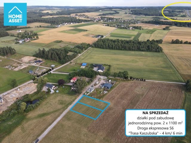 Działka budowlana Robakowo, ul. Rycerska. Zdjęcie 7
