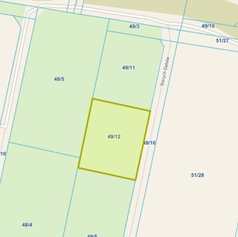 Działka budowlana Stefanowo, ul. Starych Dębów. Zdjęcie 1