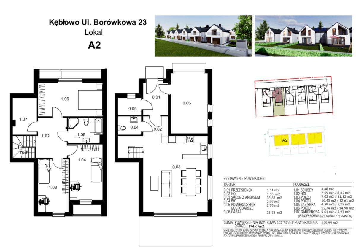 bliźniak, 4 pokoje Kębłowo, ul. Borówkowa. Zdjęcie 13