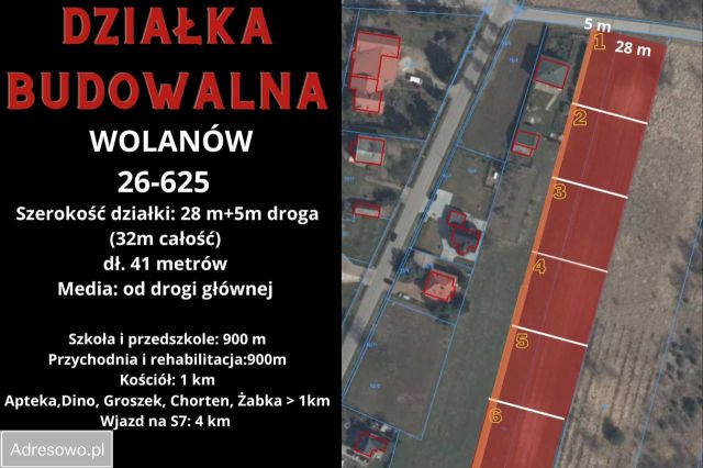 Działka budowlana Wolanów, ul. Młynarska. Zdjęcie 1