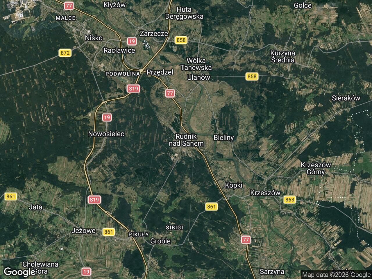 Działka budowlana Rudnik nad Sanem. Zdjęcie 1