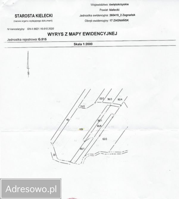 Działka budowlana Zagnańsk. Zdjęcie 6