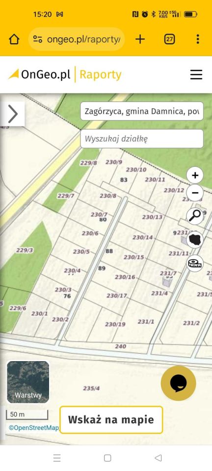 Działka budowlana Zagórzyca. Zdjęcie 3