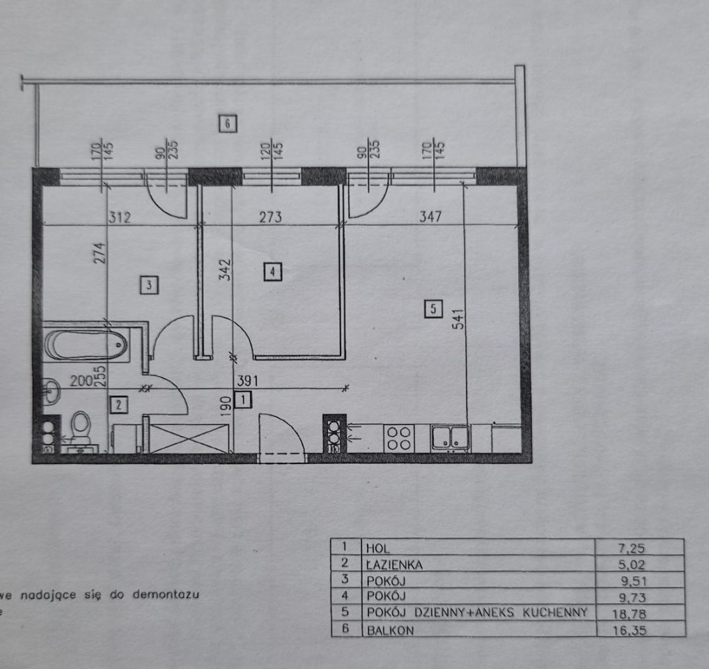 Mieszkanie 3-pokojowe Ząbki. Zdjęcie 7