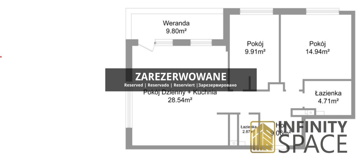 Mieszkanie 3-pokojowe Warszawa Ursynów, ul. Kłobucka. Zdjęcie 18