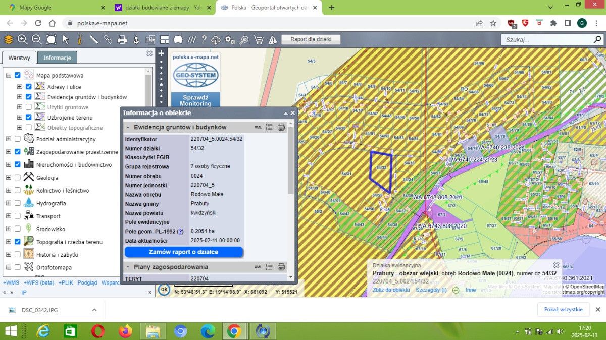 Działka rekreacyjna Rodowo Małe. Zdjęcie 3
