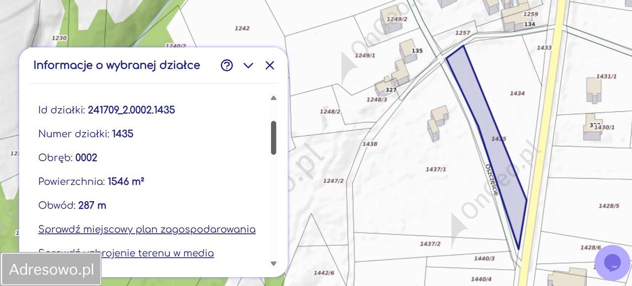 Działka budowlana Laliki. Zdjęcie 7
