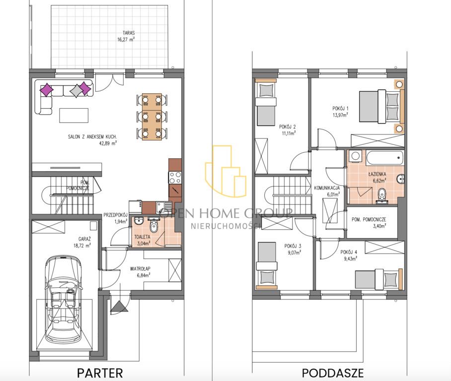 dom szeregowy, 5 pokoi Święta Katarzyna. Zdjęcie 4
