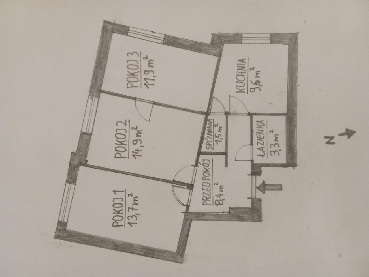 Mieszkanie 3-pokojowe Strzelce Opolskie, ul. Jordanowska. Zdjęcie 11