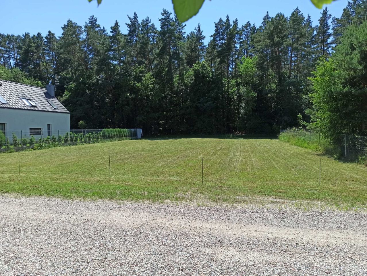 Działka inwestycyjna Chruściele