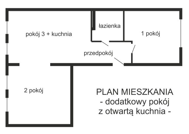 Mieszkanie 2-pokojowe Kraków Ruczaj, ul. Zachodnia. Zdjęcie 11