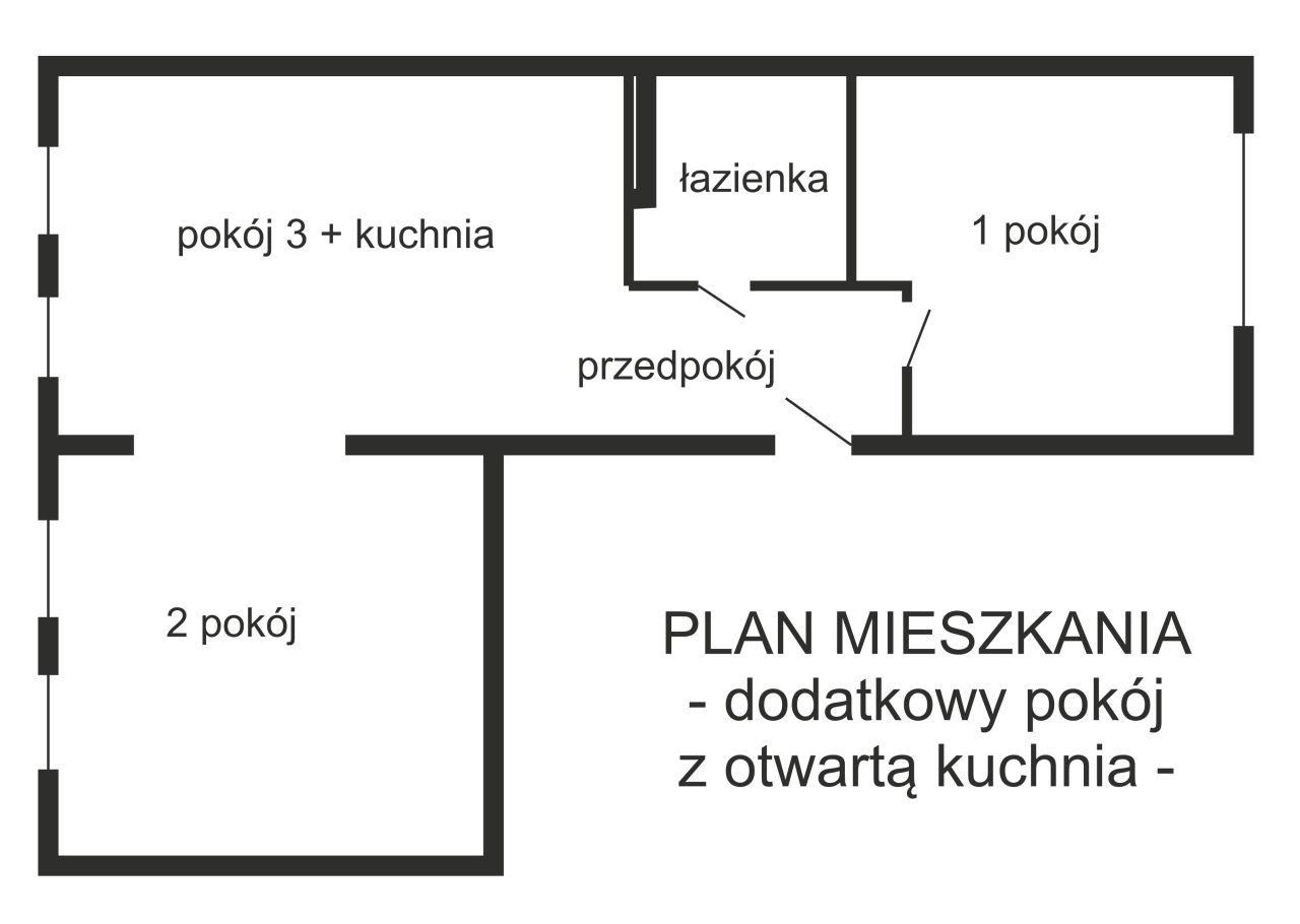 Mieszkanie 2-pokojowe Kraków Ruczaj, ul. Zachodnia. Zdjęcie 11