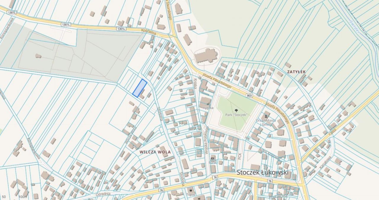 Działka budowlana Stoczek Łukowski, ul. Stodolna