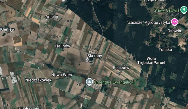 Działka rolna Skrzany