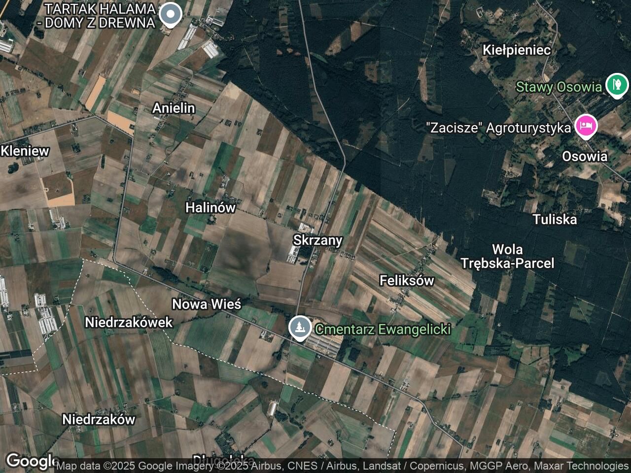 Działka rolna Skrzany