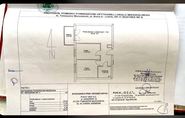 Mieszkanie 3-pokojowe Tomaszów Mazowiecki, ul. Rolna. Zdjęcie 1