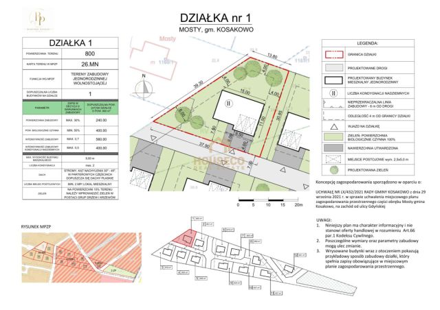 Działka inwestycyjna Mosty, ul. Modrzewiowa. Zdjęcie 4