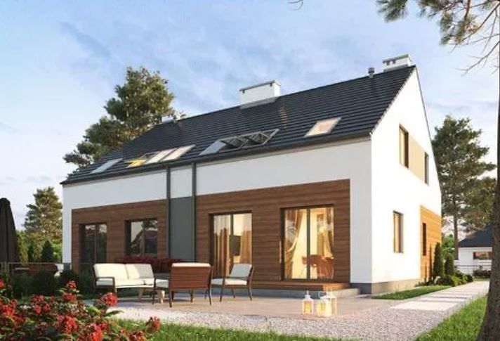 bliźniak, 4 pokoje Stanowice. Zdjęcie 3