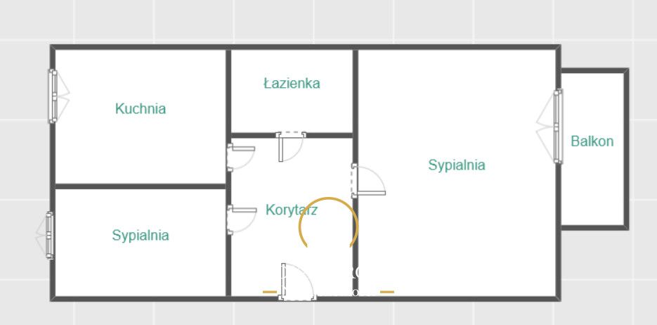Mieszkanie 2-pokojowe Lublin Śródmieście, ul. Okopowa. Zdjęcie 8