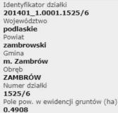 Działka budowlana Zambrów. Zdjęcie 1