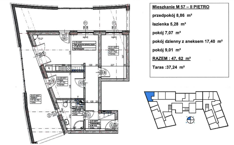 Mieszkanie 3-pokojowe Rzeszów, ul. Strażacka. Zdjęcie 10