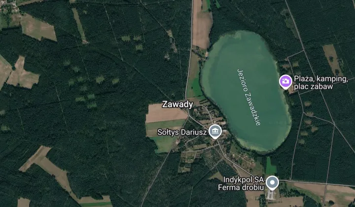 Działka budowlana Zawady